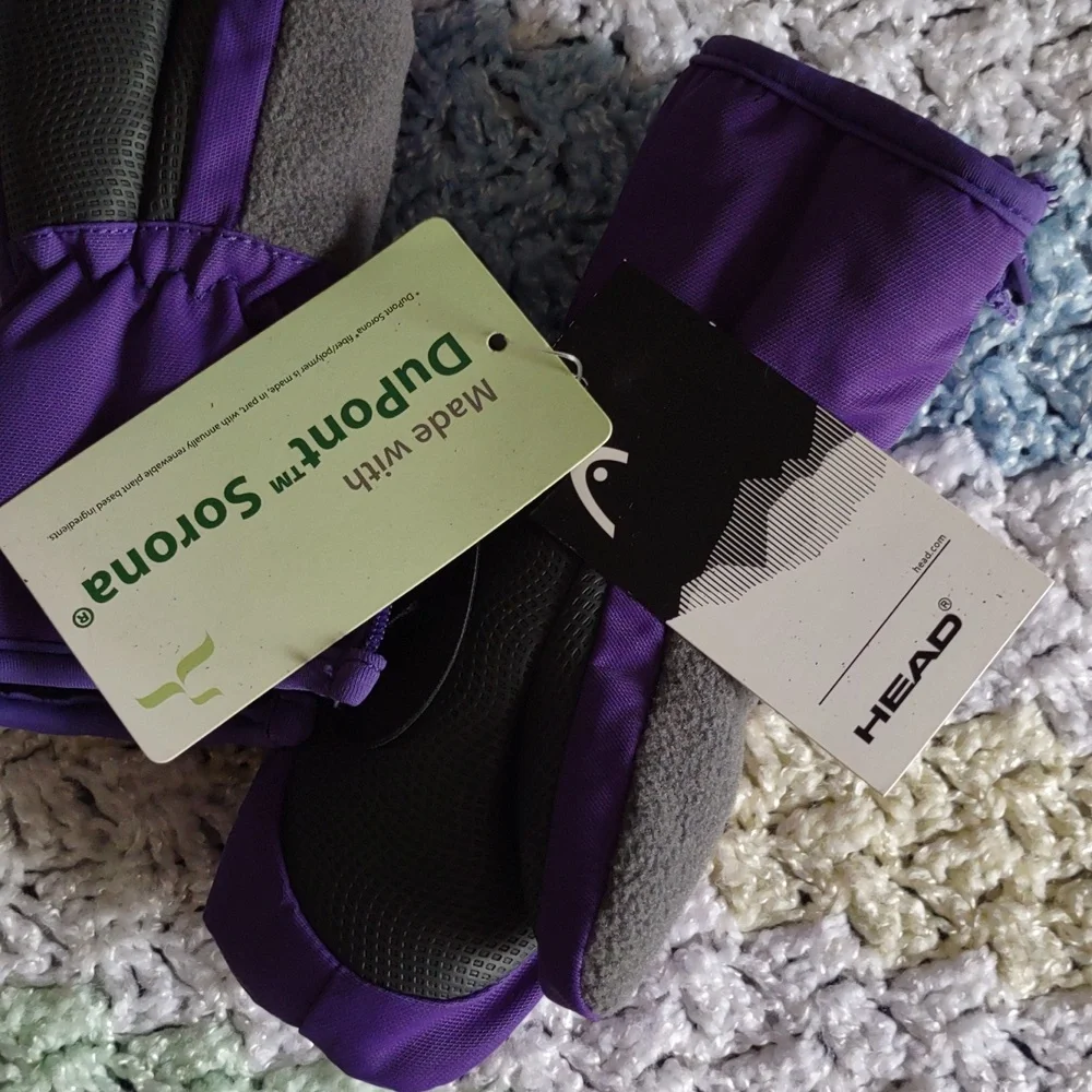 Head XXS Jr. Ski Mitten Purple Dupont Sorona - Picture 8 of 13